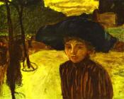 皮耶 勃纳尔 : Woman in a Blue Hat